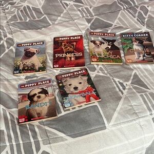 Scholastic Puppy Place and Kitty Corner Books - Red, White, Gray, Green, Brown